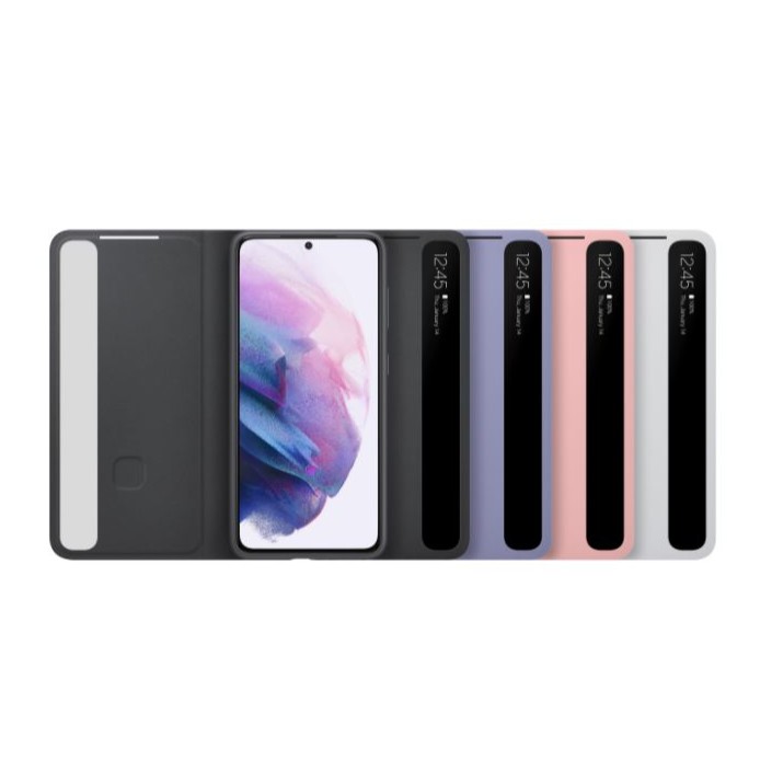 Bao Da Clear View Samsung Galaxy S21 ✅ Chống Sốc ✅ Kháng Khuẩn ✅ Màn Led Thông Báo