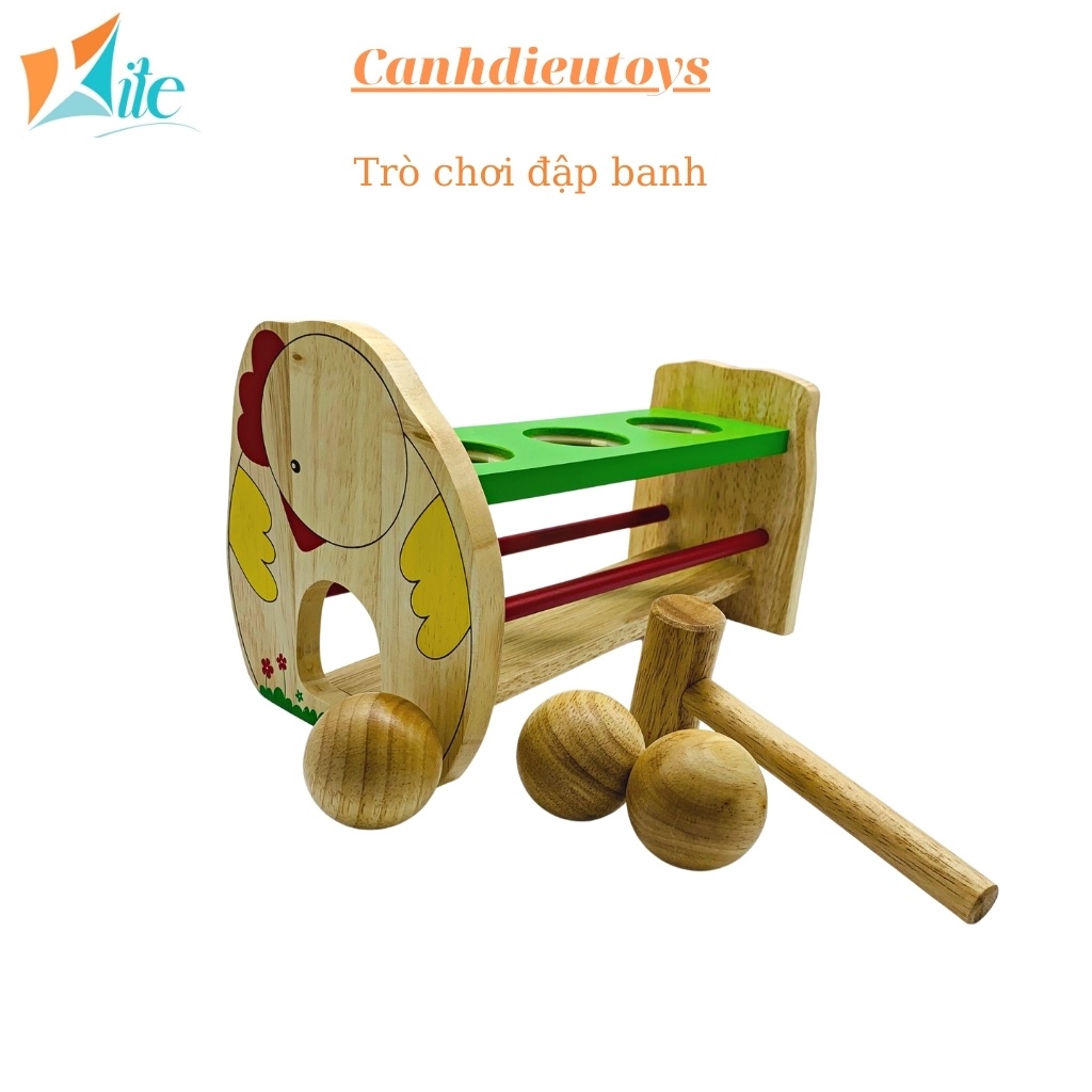 Trò chơi đập banh, Cánh Diều, gỗ cao su, phát triển khả năng quan sát, kỹ năng vận động cho trẻ