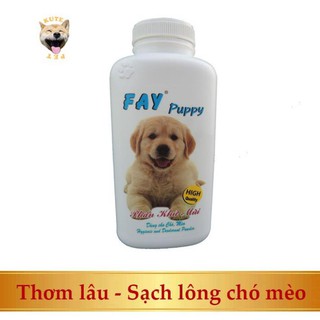 Phấn tắm khô fay khử mùi diệt khuẩn cho chó mèo 120gram