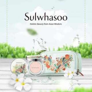 Set 2 Phấn Nước Cushion Sulwhasoo Perfecting Cushion EX ( mua 1 tặng phấn má Saem )