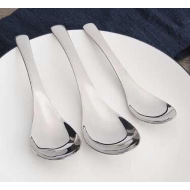 Set 5 Thìa phở miệng tròn siêu dầy bóng MS 6062