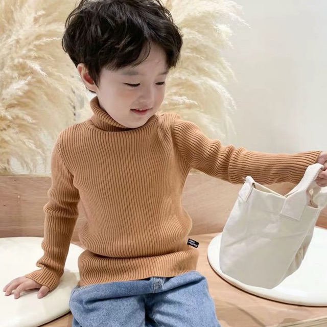 Áo len cổ lọ Wake up xịn sò