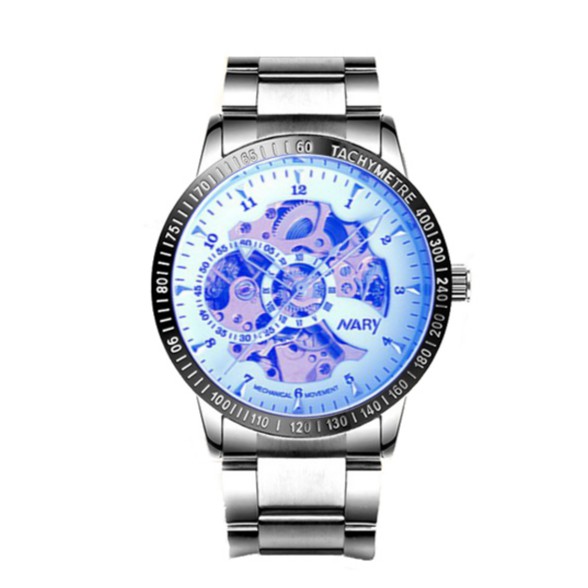 Đồng hồ nam cơ Nary chống nước chính hãng dây thép không rỉ SP609 (Nhiều màu) | BigBuy360 - bigbuy360.vn