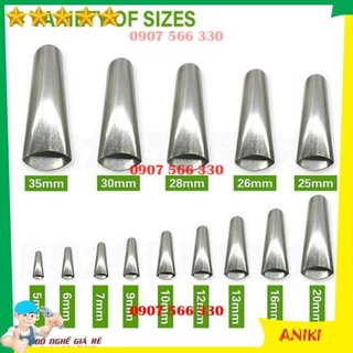 Bộ 14 đầu vòi bắn keo silicon inox - Dụng cụ miết chít keo silicone gạch kính xây dựng QE119