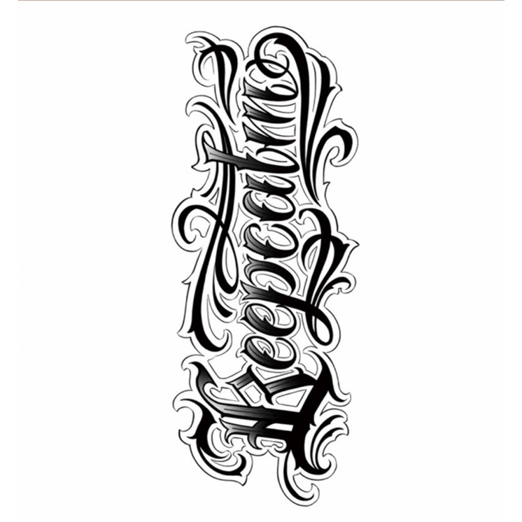 Hình Xăm Dán Tạm Thời Keepcalm 6cm X 10cm Chống Thấm Nước 7 Ngày Hot Trend 2023