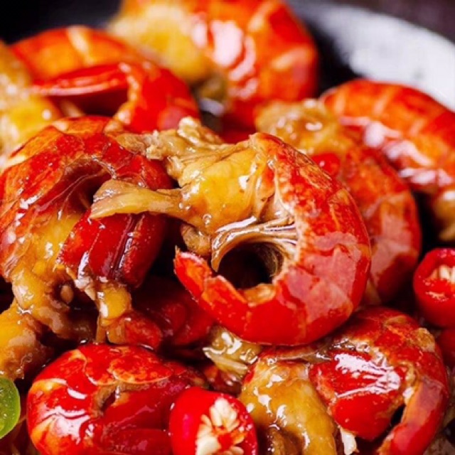 Tôm hùm đất đóng hộp