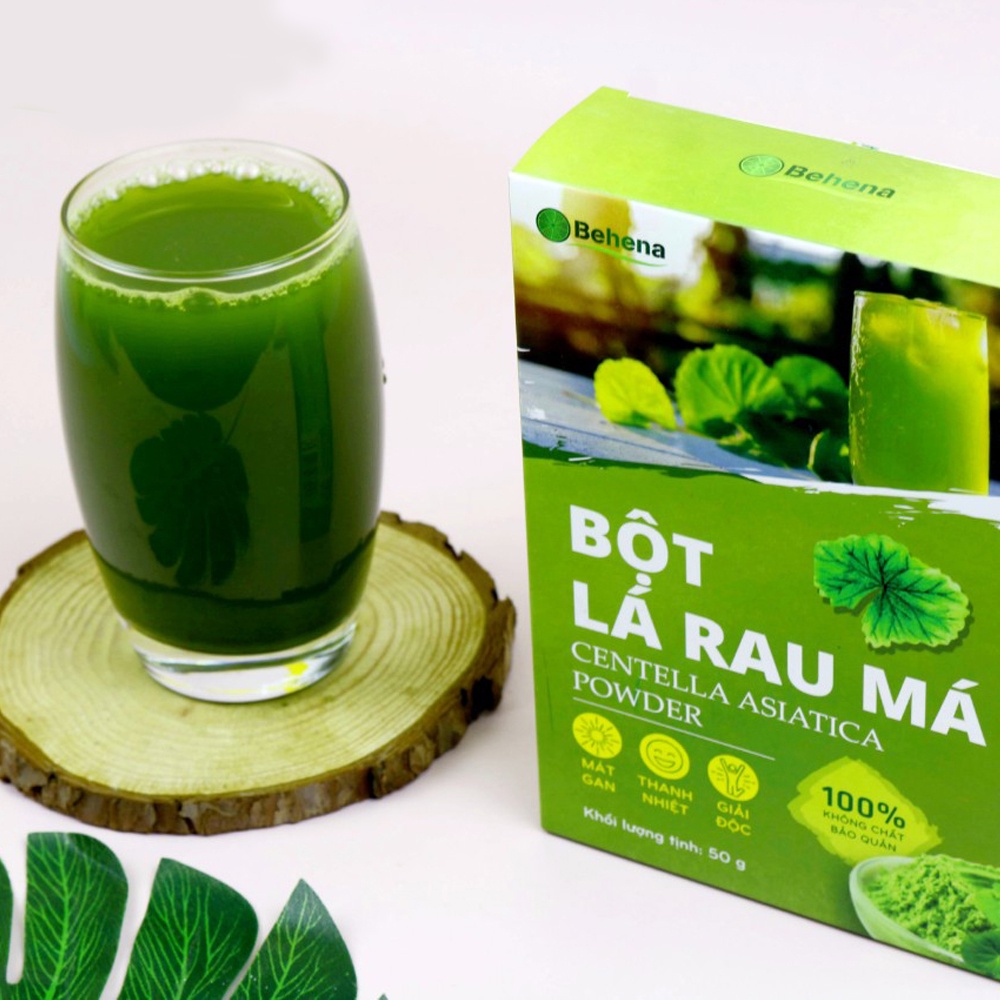 Bột rau má Behena hộp 50gr thanh nhiệt, giải độc