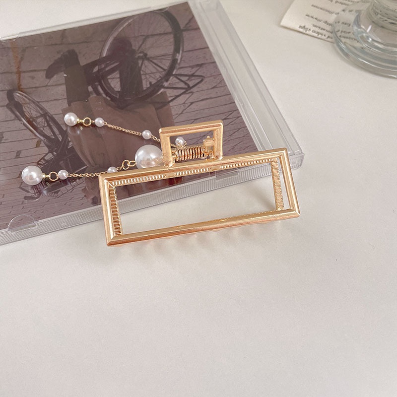 Kẹp Tóc Hình Nơ Bằng Kim Loại Thời Trang Hàn Quốc Cho Nữ