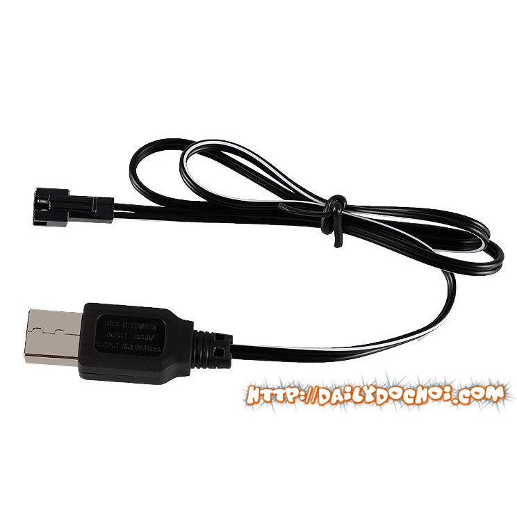 Dây cáp sạc pin ô tô 3.6v chân SM tại RUBYRC