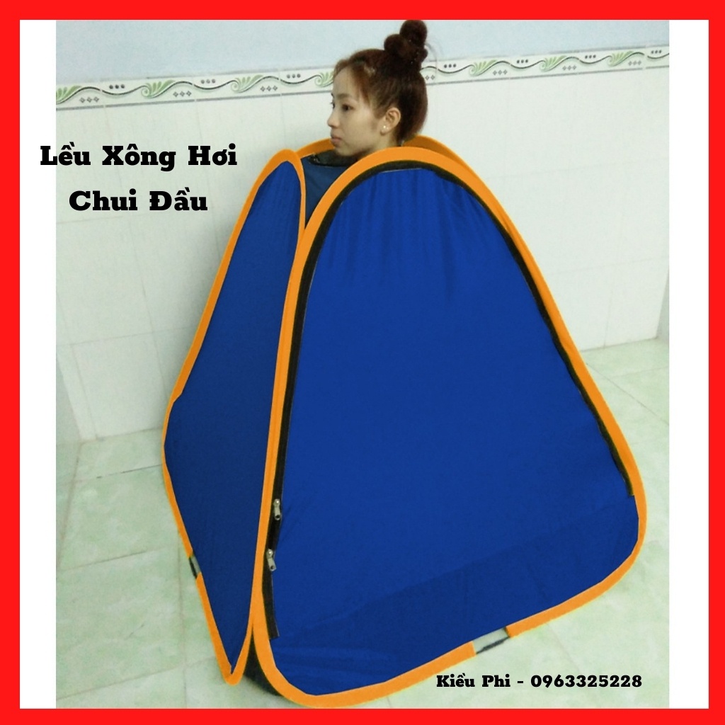 Lều xông hơi tại nhà sau sinh tự bung chui đầu cao cấp - Liều Xông Hơi Kiều Phi