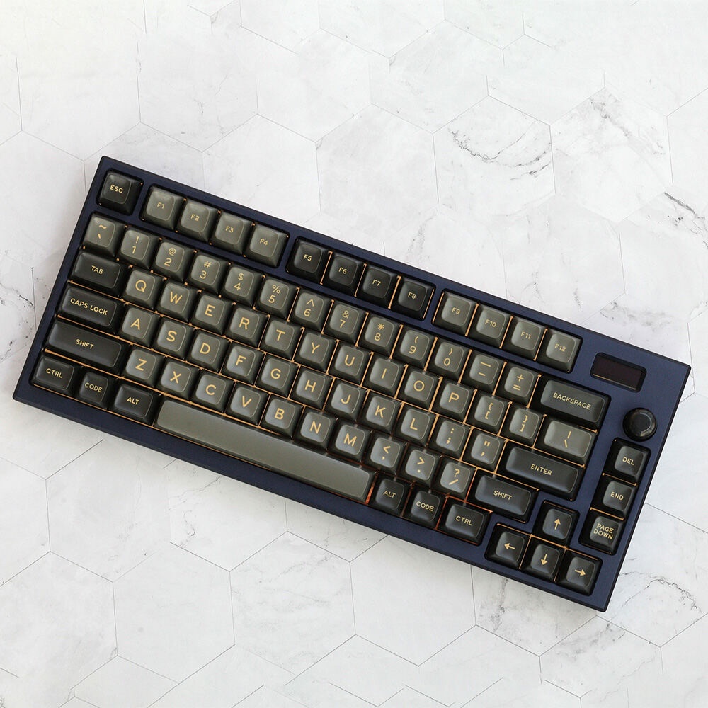 Bộ Keycap SA Black Shimmer 172 Nút Chất Liệu ABS Double Shot Cân được nhiều layout