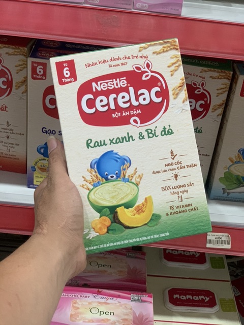 Bột ăn dặm Nestle Cerelac date 2021