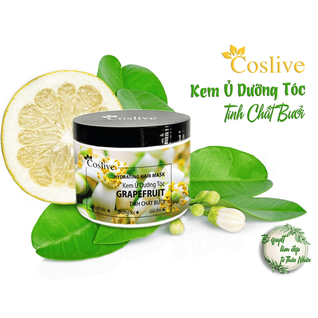 Ủ Dưỡng Tóc Tinh Chất Bưởi COSLIVE 500g