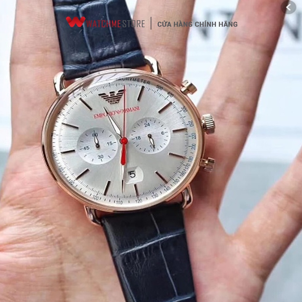 [ ĐẶC BIỆT 18-29.07 - VOUCHER 10%] - Đồng hồ Nam Emprorio Armani dây da AR11123