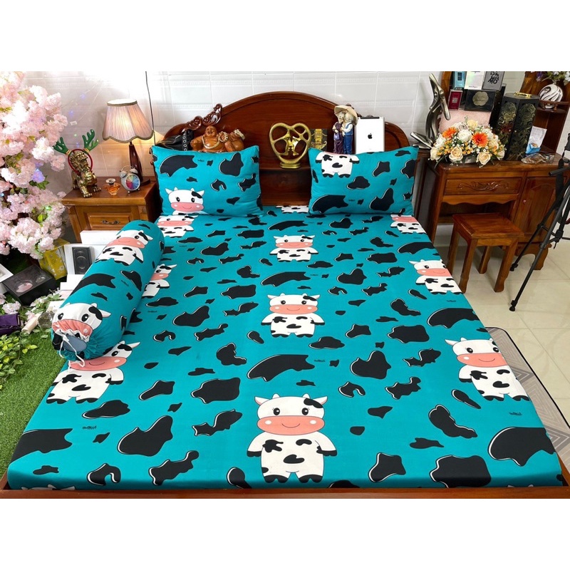 Sỉ lẻ vải thun hoạt hình in 3D may ga gối (mẫu mới về) | BigBuy360 - bigbuy360.vn