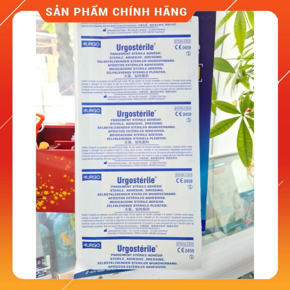 combo 5 miếng dán vết MỔ có gạc vô trùng Urgosterile 25 x 9 cm