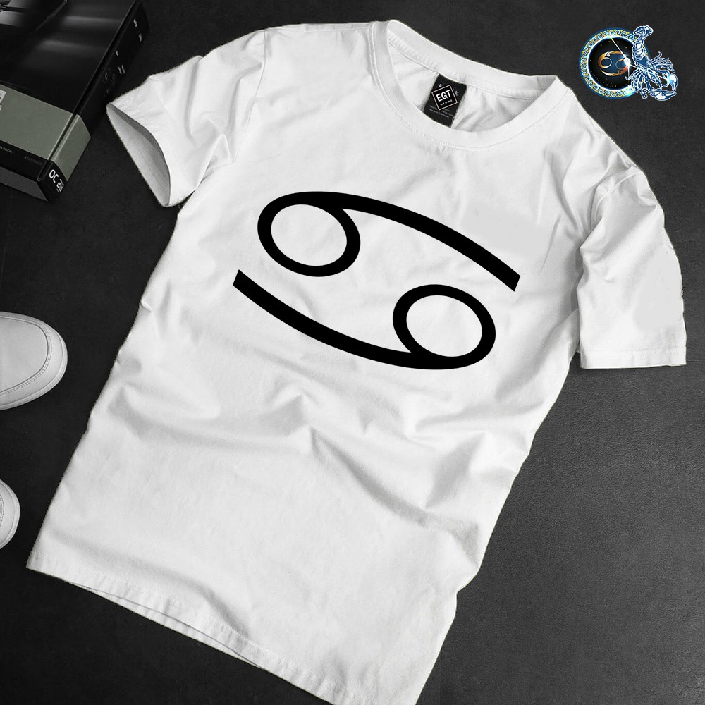 Áo thun Cotton Unisex - Cung Hoàng Đạo - Cung Cự Giải - Biểu tượng cung cự giải