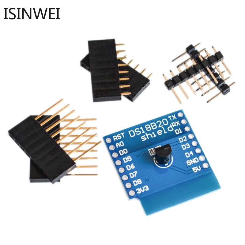 DS18B20 For WeMos D1 Mini Temperature Sensor Module Measurement Module WIFI Extension Board