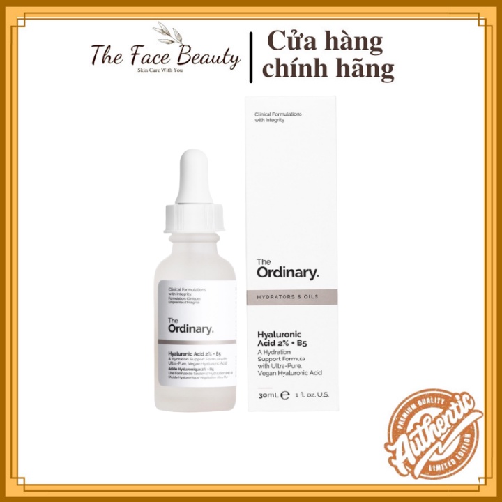 Tinh Chất The Ordinary Hyaluronic Acid 2% + B5 Serum The Ordinary