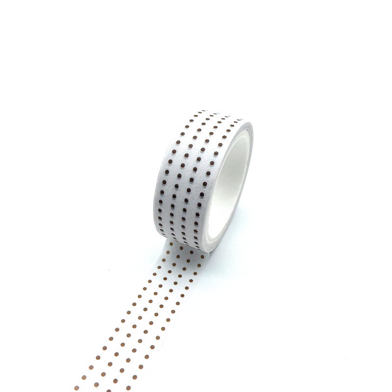 Cuộn băng keo giấy washi phong cách Hàn Quốc dài 5m rộng 15mm