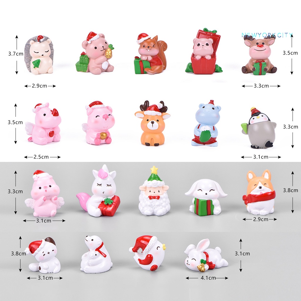 Mô Hình Động Vật Hoạt Hình Xinh Xắn Dùng Để Trang Trí