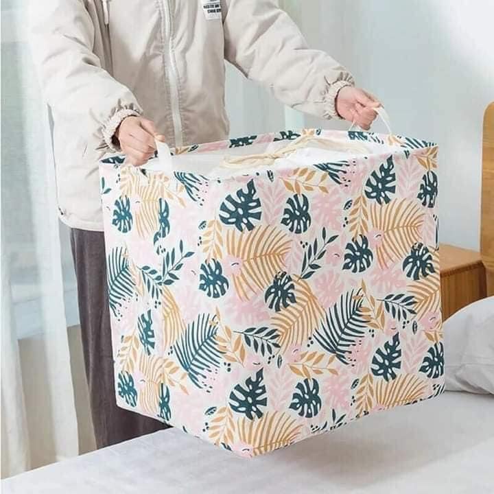 ❤️Size To 100 Lít❤️ Túi Đựng Quần Áo Chăn Màn Vải Canvas Không Thấm Nước, Giỏ Đựng Đồ Đa Năng
