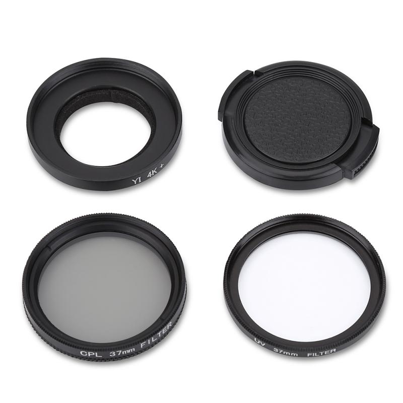 Bộ lọc ống kính CPL+UV 37mm tiện lợi dành cho máy ảnh YI 4K Action Sports