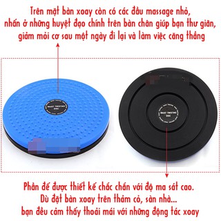 Bàn xoay eo nhựa
