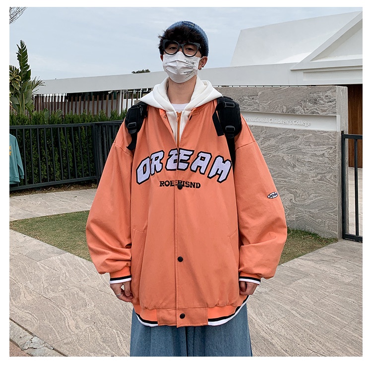 Áo khoác giả hai lớp có mũ trùm đầu phong cách Hàn Quốc dành cho nam