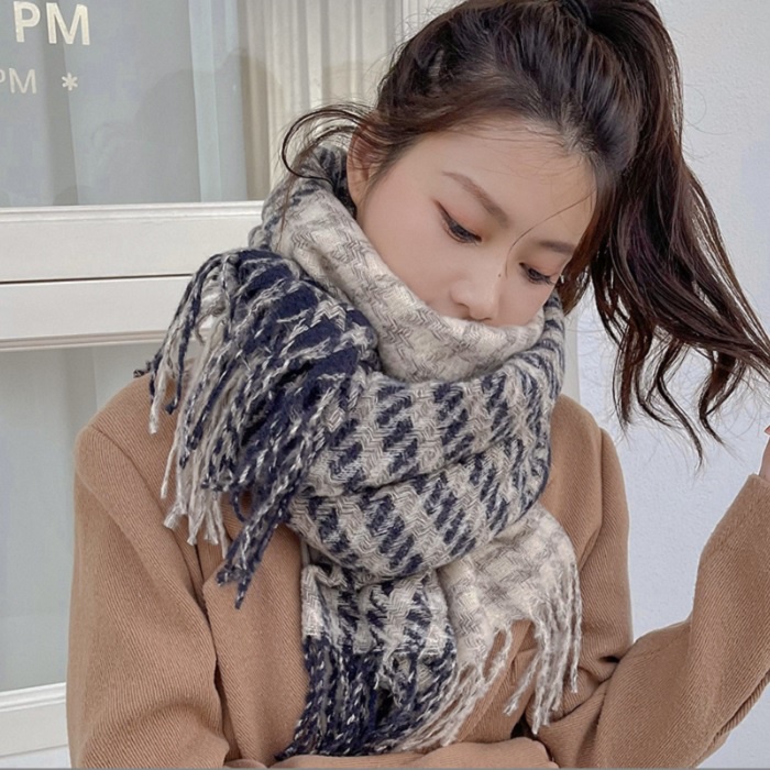 [CAO CẤP] Khăn Choàng Cổ Len Thời Trang Cao Cấp ,Giữ Ấm Mùa Đông Dày Dặn - 62x205cm - KQCN863