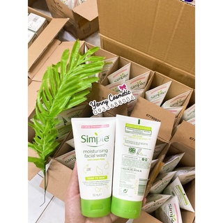 Sữa Rửa Mặt Simple Kind To Skin Moisturising Facial Wash 150ml - Da Khô