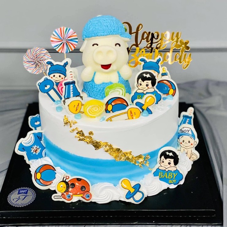 Hộp 5 tấm - Khuôn socola in hình Bé trai - Chocolate mold Baby Boy  - Đồng Tiến Việt Nam