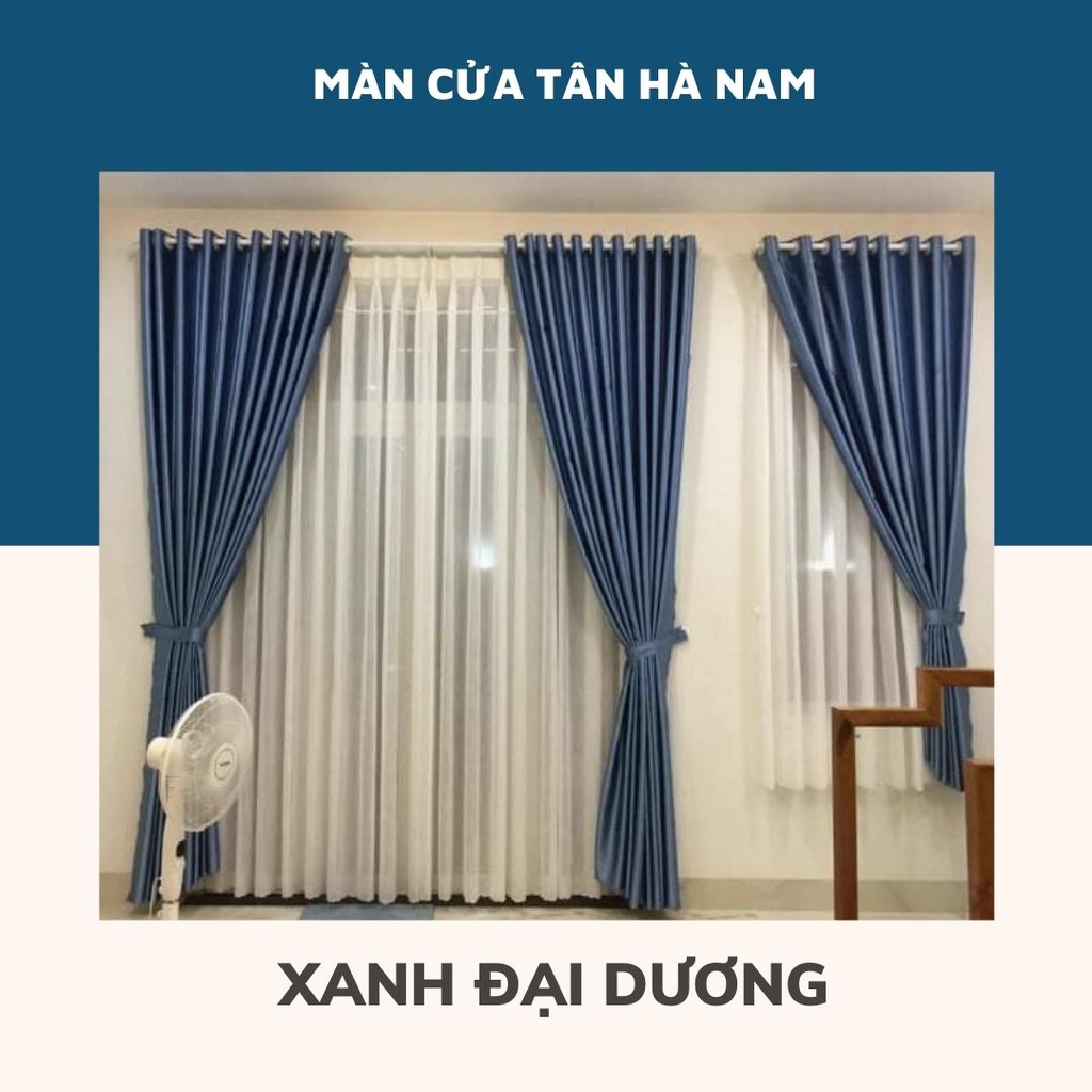 [NEW] RÈM CỬA Xanh Dương chống nắng cực tốt , sang trọng, nhiều kích cỡ, hoạ tiết