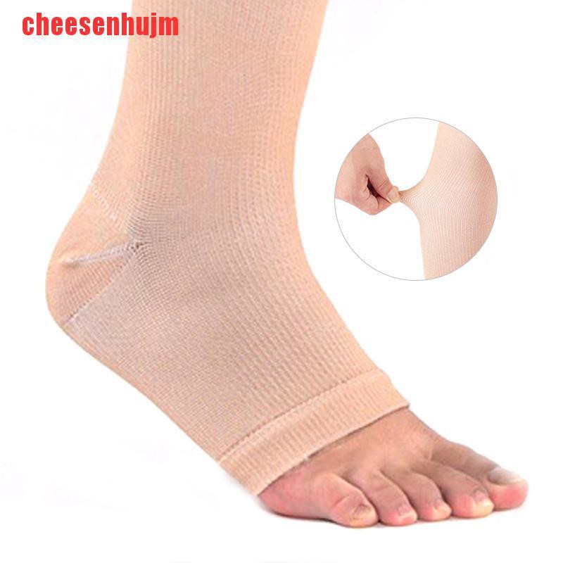 [Pho Mát Mẻ] Vớ Nén Cao Ngang Đùi Coricose Hở Ngón Áp Lực Cao