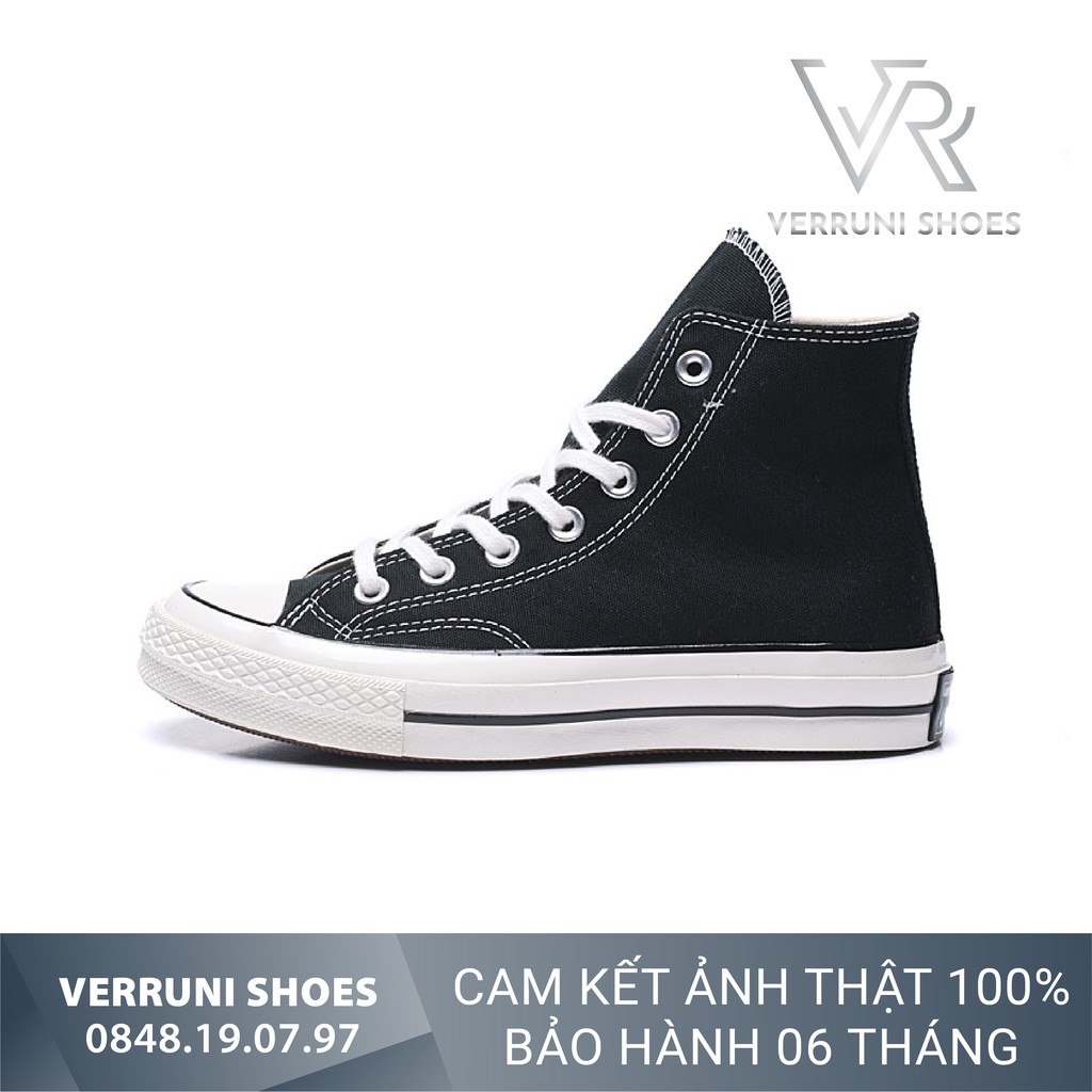 Bản Cao Cấp Giày Sneaker CV Chuck Taylor 1970s Màu Đen Cổ Cao | BigBuy360 - bigbuy360.vn