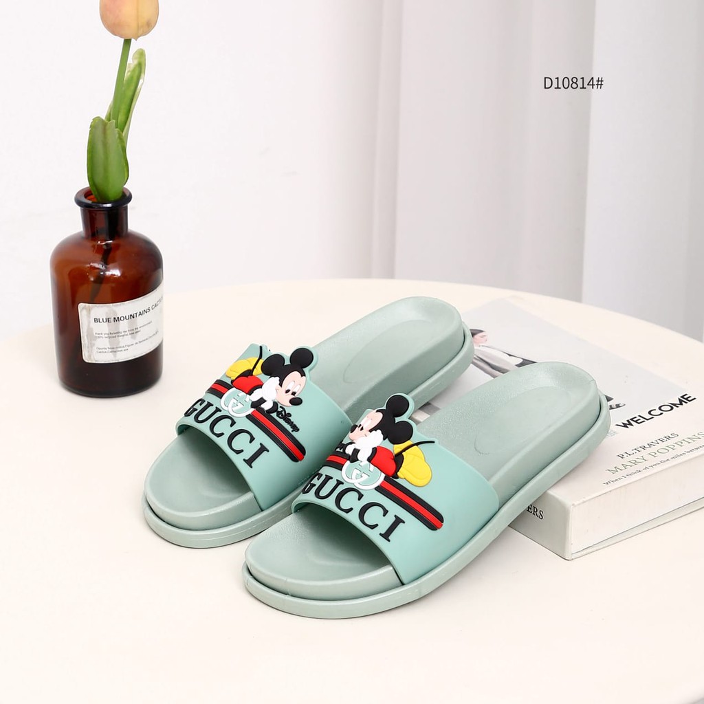 Disney Sandal Gucci D10814 Hình Chuột Mickey Xinh Xắn