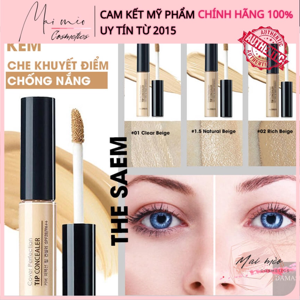 [FREESHIP] Che Khuyết Điểm The Seam Cover Perfection Tip Concealer