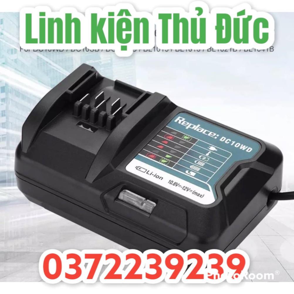 Lktd BN. Sạc pin Makita DC10WD Max 10.8v - 12v Li-ion, pin trượt.
