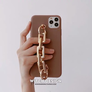 Ốp điện thoại Có dây xích cầm iphone silicon