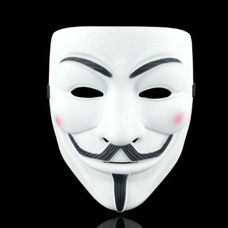 Người Lớn Mặt Nạ Trẻ Em Vô Danh Hacker V-Vendetta Trò Chơi Party Cosplay Master Fancy