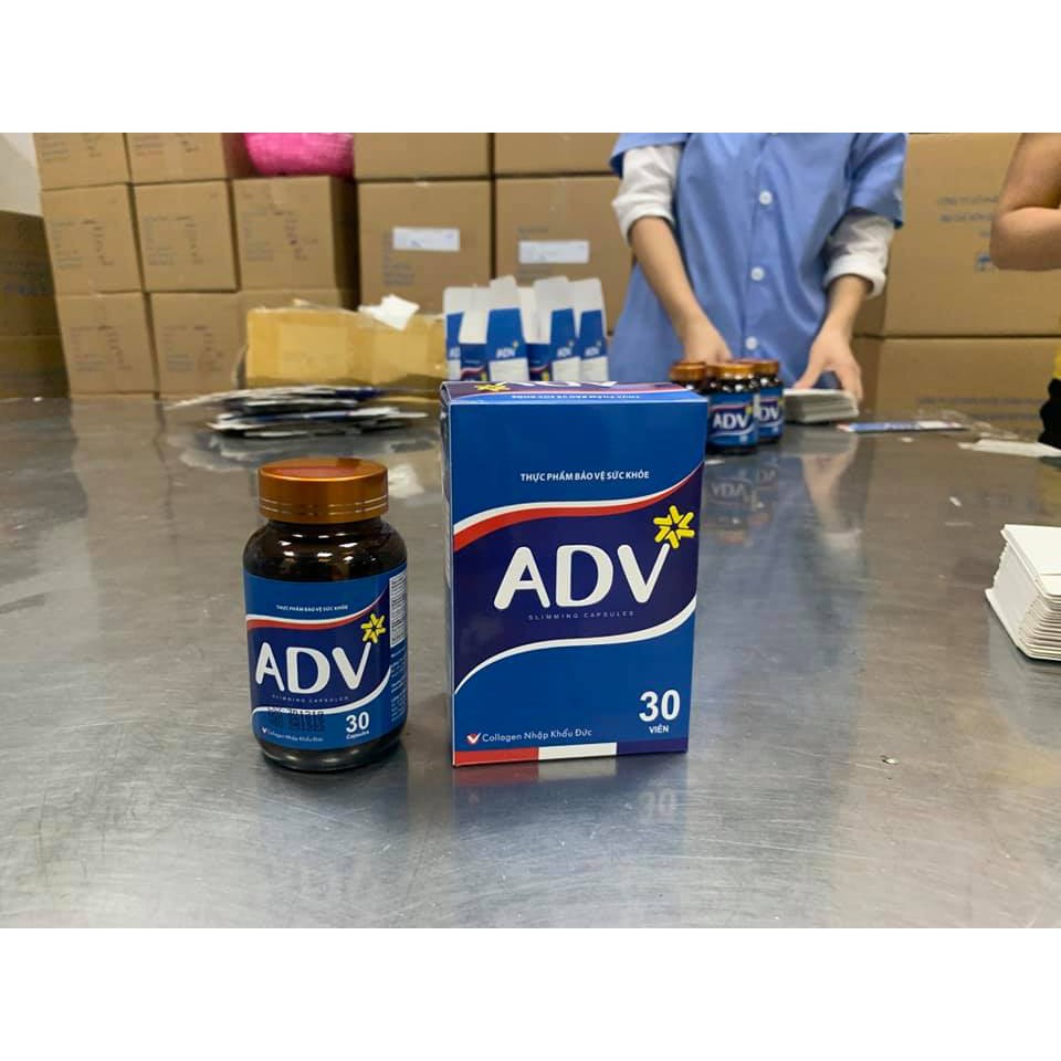 Giảm Cân Giảm Béo An Toàn Hiệu Quả ADV SLIMMING CAPSULES dùng cho Người Thừa Cân Béo Phì Mỡ Máu Cao Nine's Beauty | BigBuy360 - bigbuy360.vn