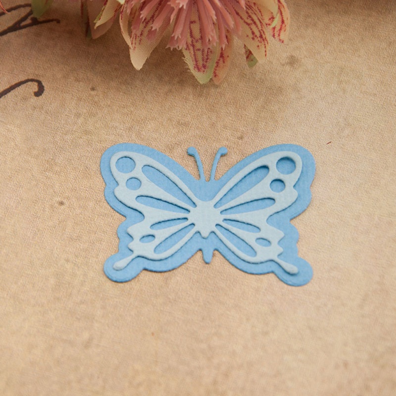 Khuôn Cắt Giấy Làm Từ Kim Loại Hình Bươm Bướm Trang Trí Scrapbook
