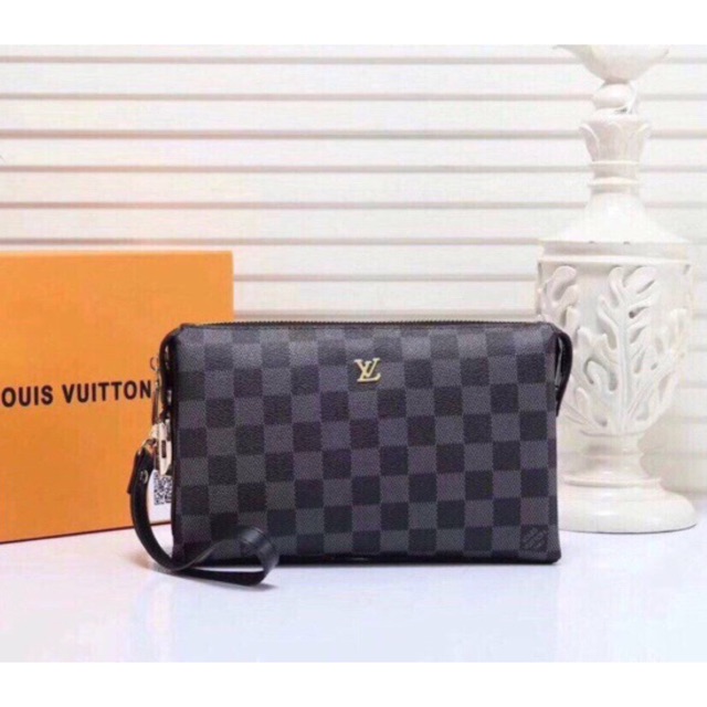 [ GIẢM SOCK ] Ví cầm tay nam nữ hoa nâu có mã số Chống Trộm loại cao cấp Có Hộp Y hình | BigBuy360 - bigbuy360.vn