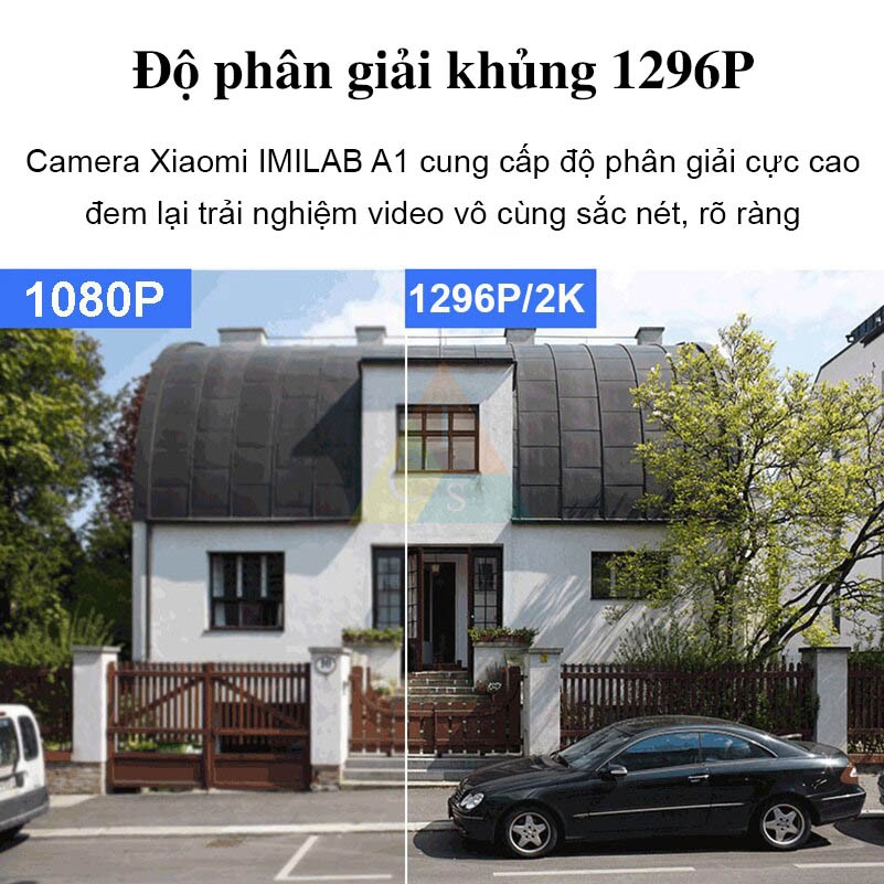 Bản quốc tế 2k 1296p Camera ip Xiaomi Imilab A1 xoay 360 độ