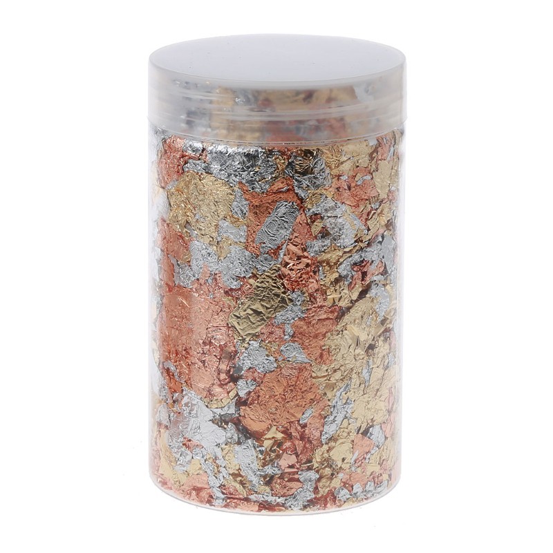 10g Miếng Dán Trang Trí Mạ Vàng / Bạc