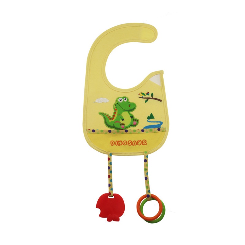 Yếm Ăn Họa Tiết Hoạt Hình Có Thể Điều Chỉnh Cho Bé