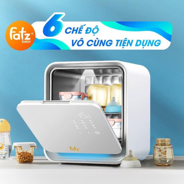 (6 Đèn UVC Led) Máy Tiệt Trùng Sấy Khô UV UVC Led Cao Cấp - 17L - FATZ FATZBABY KING 1 FB4722BT