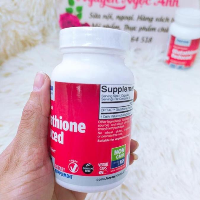 Viên uống Glutathione Now 500mg hộp 60 viên của Mỹ - tăng cường sức đề kháng,trắng da, làm đẹp da | BigBuy360 - bigbuy360.vn