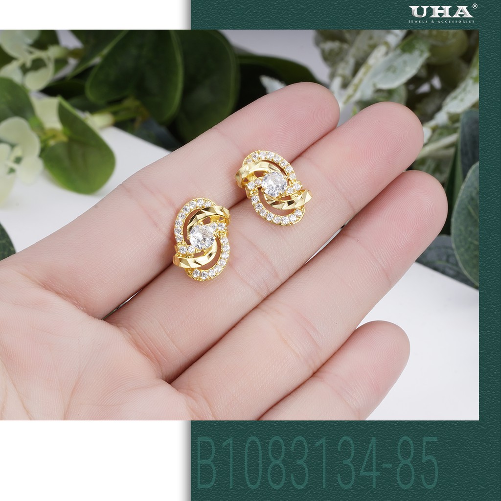 Bông tai nữ thời trang Hàn Quốc cao cấp UHA -