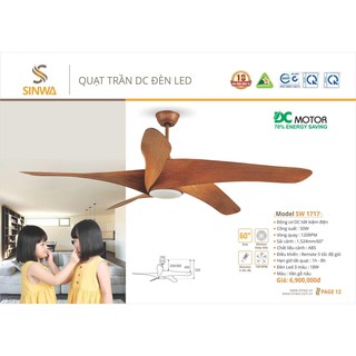 QUẠT TRẦN SINWA SW1717